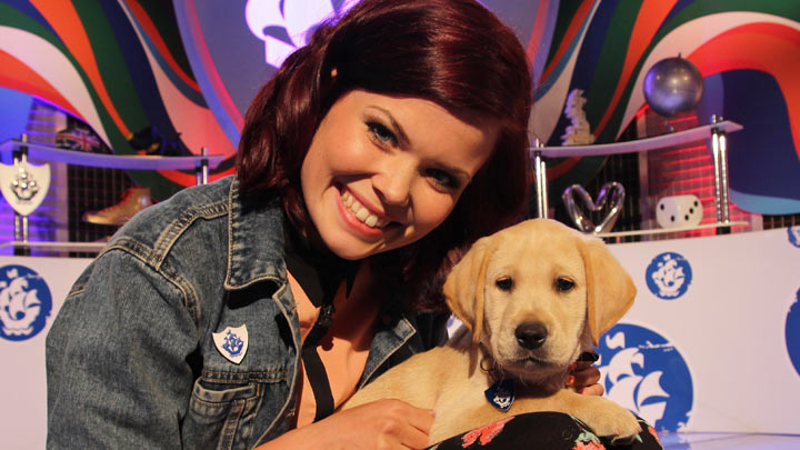 Iggy the new Blue Peter puppy Lindsey and Iggy