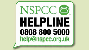 NSPCC logo.