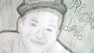 Richard drawing by Catherine