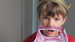 Leo as a Viking