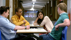 Quinn reveals to Tom, Benny and Katie that he wants to be a professional journalist.