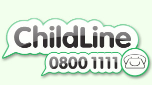 Childline logo.