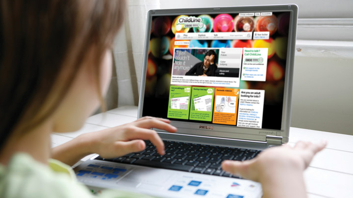 Useful Websites For Your Safety computer with stay safe logo
