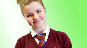 Image of Molly rapping.