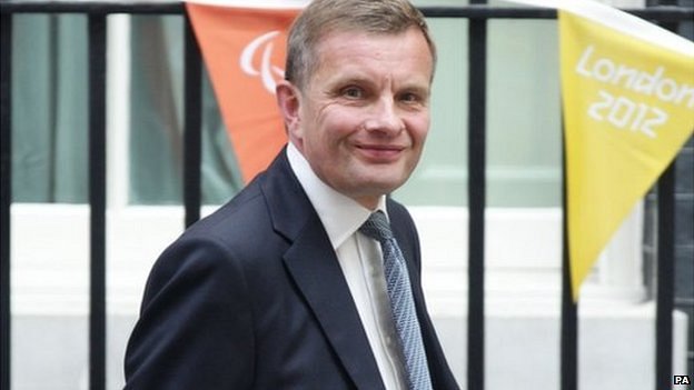 David Jones arriving at 10 Downing Street on Tuesday