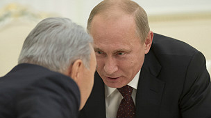 В Казахстане озадачены словами Путина о русском мире 2 Путин и Назарбаев