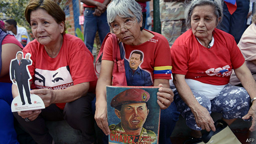 seguridores de Hugo Chavez