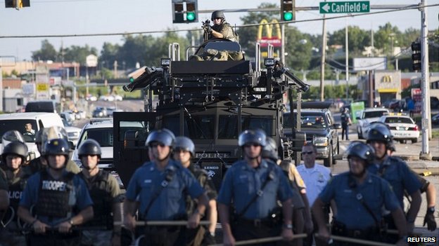 Ferguson, policía militarizada