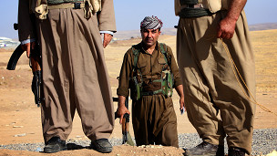 Peshmerga en Kurdistán
