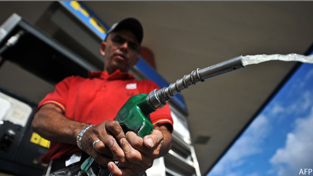 Gasolinero en Venezuela