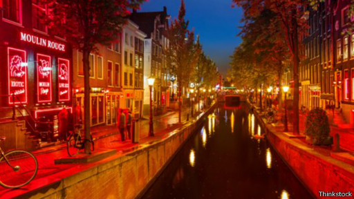 Phố đèn đỏ ở Amsterdam, Hà Lan