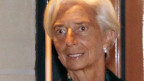 Christine Lagarde em corte francesa em 26 de agosto (EPA)