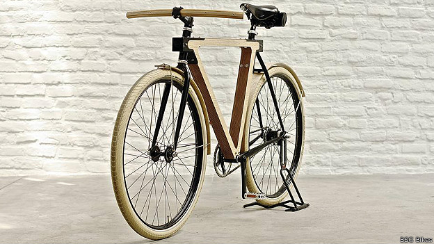 Bicicleta de madera