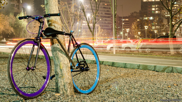 Bicicleta "inrobable" del Proyecto YERKA