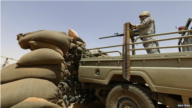 Militares em ação. Credito: Reuters