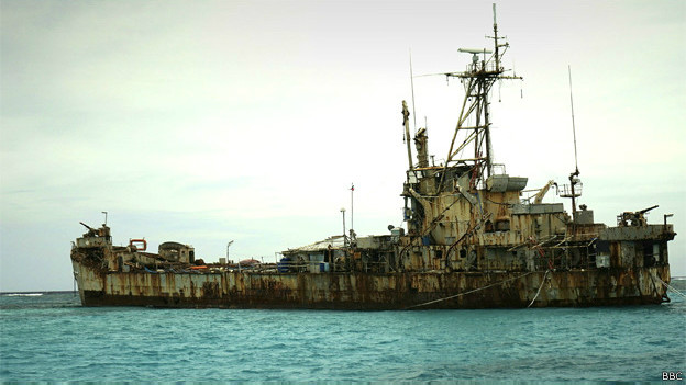 Barco Fantasma dos filipinos / Crédito: BBC