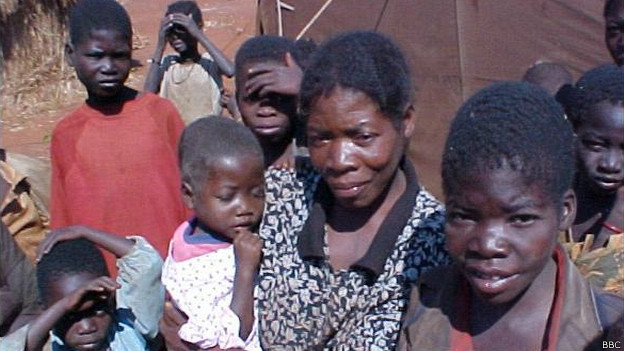 Desplazados en Angola