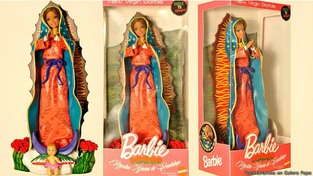 Barbie Virgen de Guadalupe