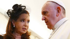 Cristina Fernández y el papa Francisco