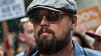 Leonardo DiCaprio en la marcha de Nueva York