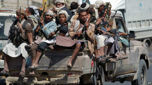 مسلحون تابعون للحوثيين