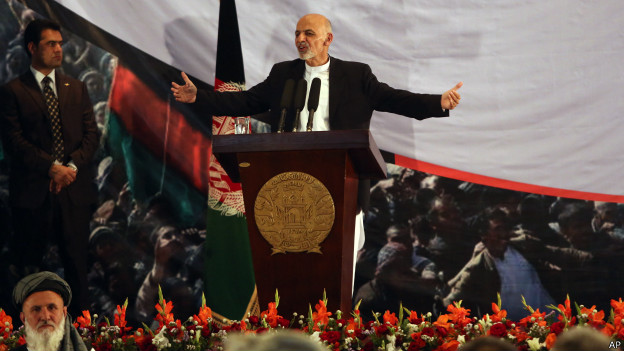 Presidente eleito do Afeganistão Ashraf Ghani (foto: AP)