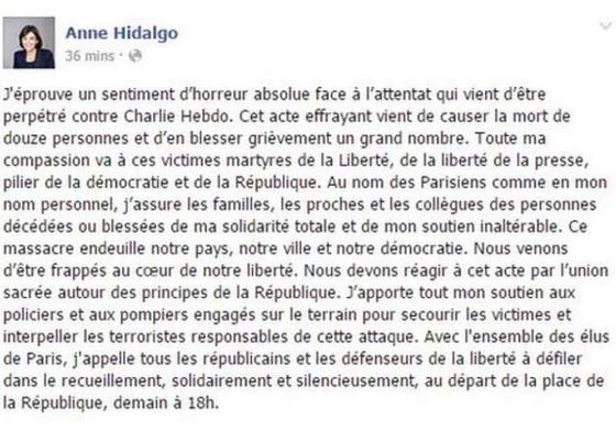facebook walikota Paris