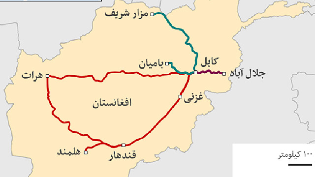 بزرگراه جنوب افغانستان شاهراه مرگ Bbc News فارسی