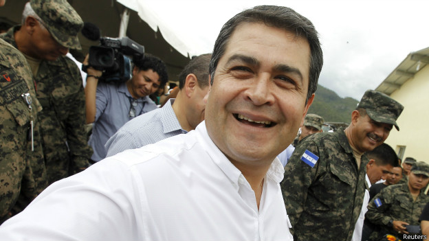Presidente de Honduras Juan Orlando Hernández