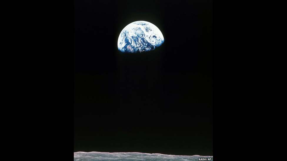 Terra vista da Lua. NASA/ap