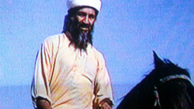 Bin Laden a caballo