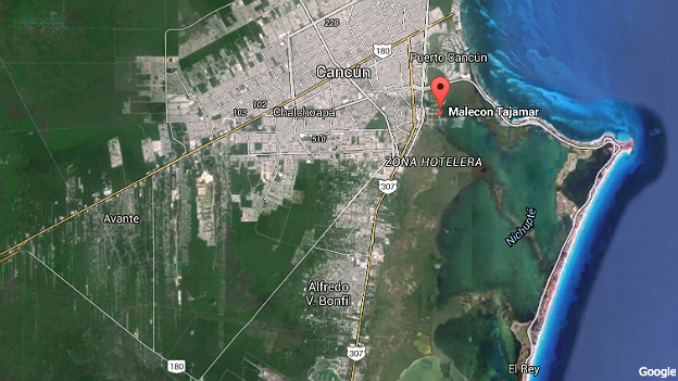 Mapa de Google de la zona