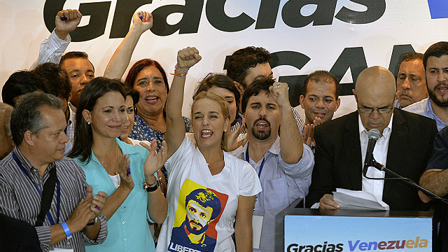 Miembros de la oposición venezolana