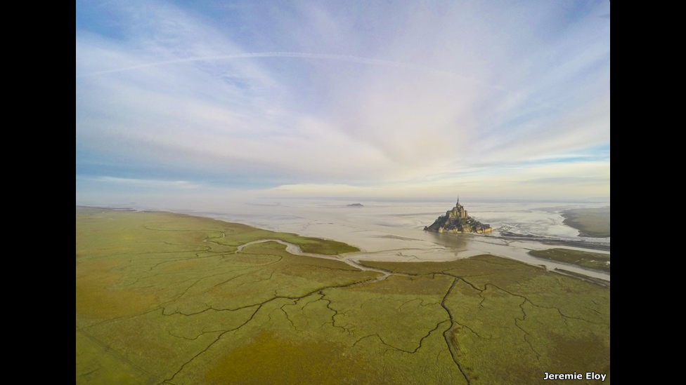 Monte Saint Michel en Normandia, Francia