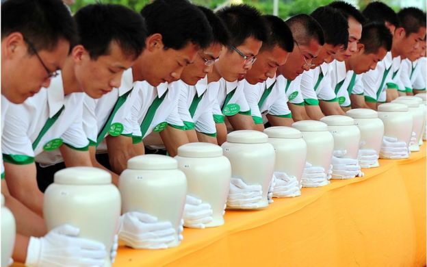 Concurso de cremación en China