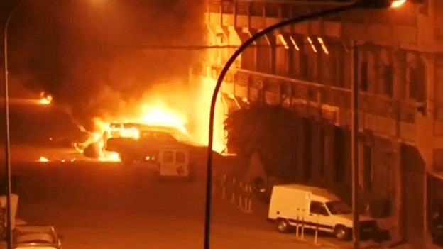 Incendio en el hotel de Burkina Faso