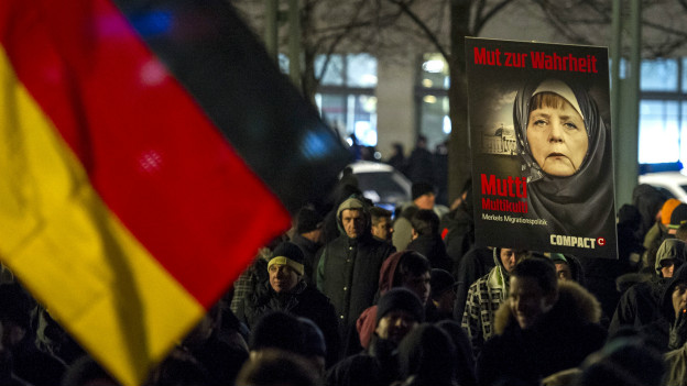 protesta antiinmigración en Alemania