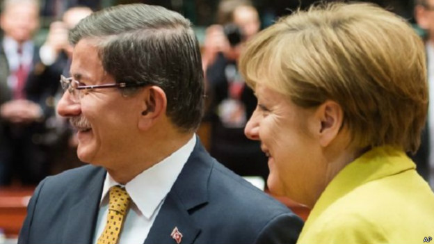 Merkell and Turkish PM