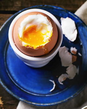 Huevos escalfados o pochados