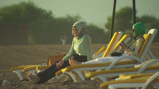 Burkini, Cannes, Prancis