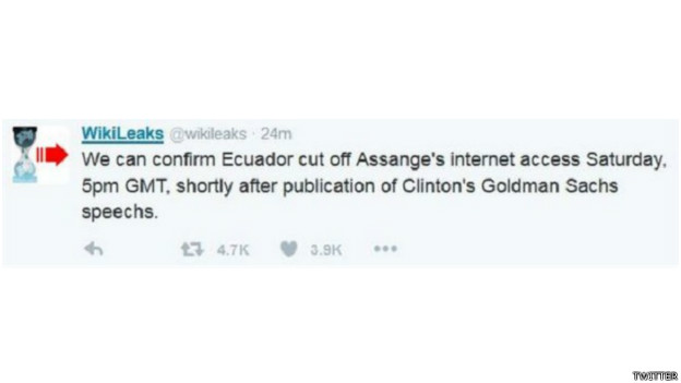 Twitter wikileaks