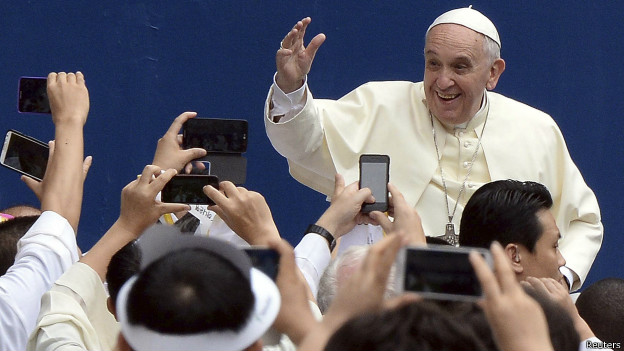 Papa Francisco en Corea del Sur. 