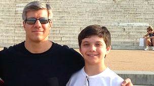Ed Damiano y su hijo David