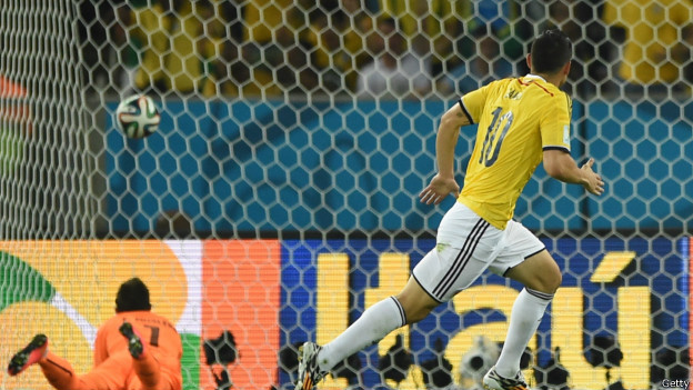 Fue el gol de James el mejor del año? - BBC News Mundo