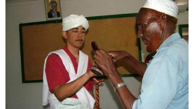 Odaygii Obama dharka dhaqanka u xiray - BBC News Somali